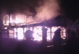 Inilah salah satu rumah warga Tanjung Pauh yang terbakar